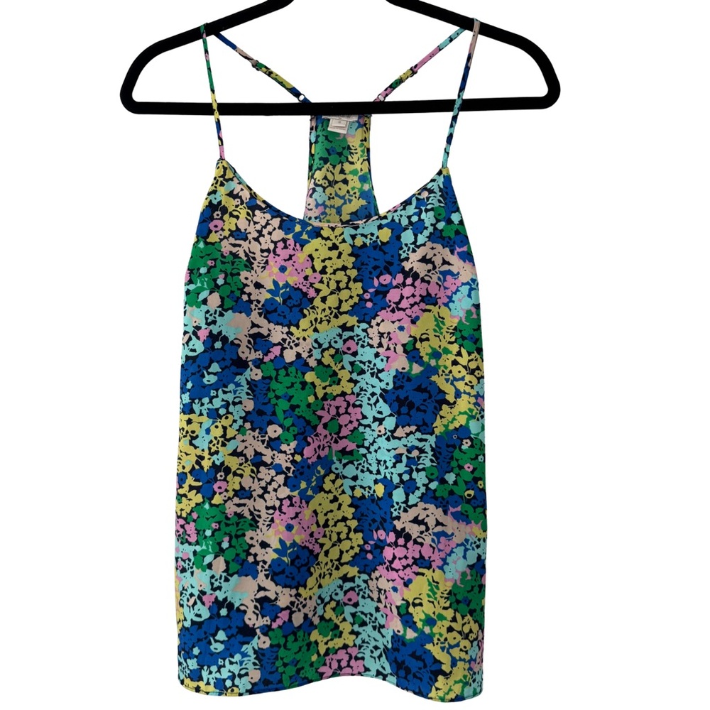 J. Crew Multicolor Floral Camisole